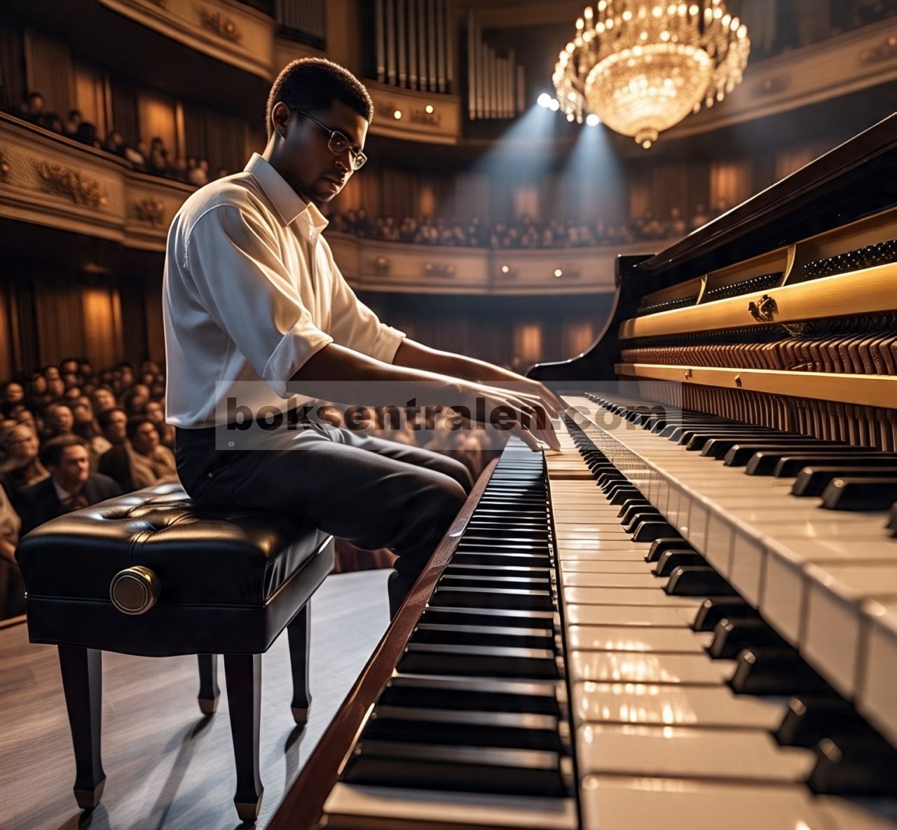 BACH: Animasi Pertunjukan Piano Berbasis Data Dua Tahap untuk Gerakan Tangan yang Dapat Dikendalikan