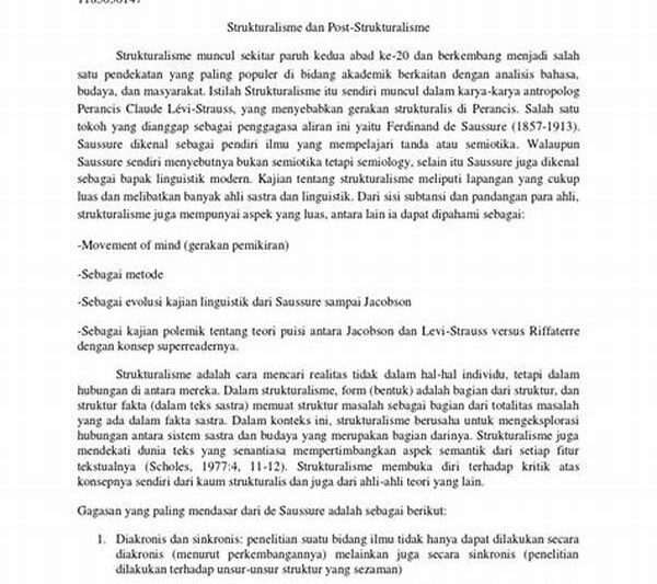 Budaya Dan Post-strukturalisme