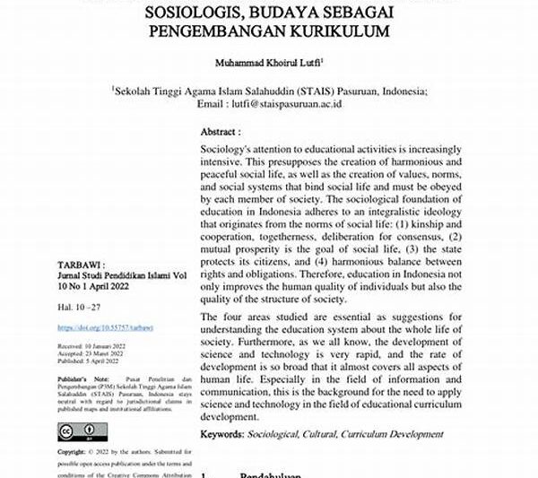 Kurikulum Studi Budaya
