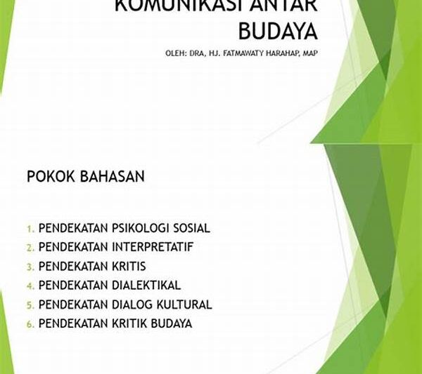 Pendekatan Komunikasi Budaya