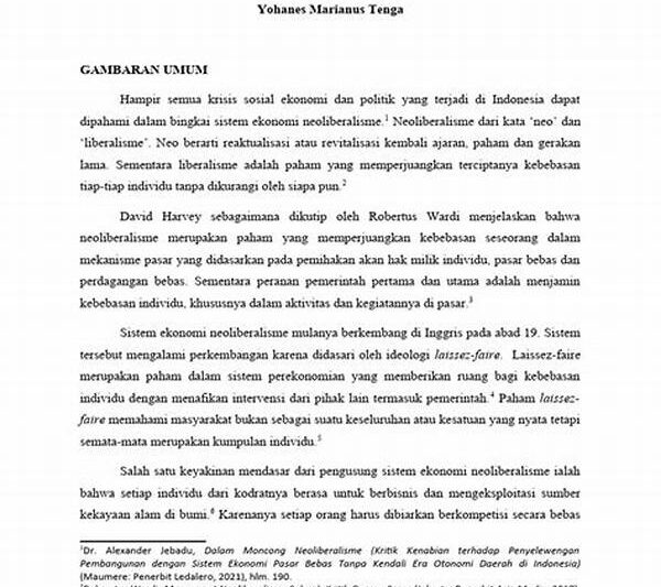 Budaya Dan Neoliberalisme